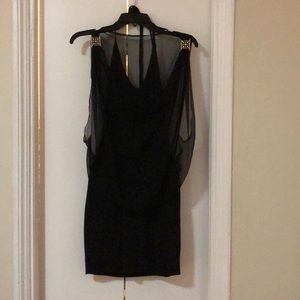 Analili black cocktail dress